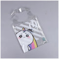 Clear PVC Travel Tote Bag Custom Cartoon Pattern Cute & Gift-Ready Cosmetic Bag with Letter Design Promotional Item