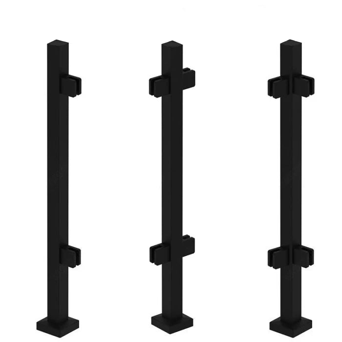 Condibe Black Stainless Steel Glass Railing System