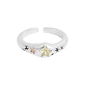 Unisex Bezel Setting Micro-Inlaid Star Zircon Ring Geometric Design S925 Sterling Silver Rhodium Gold Plating Wedding