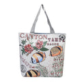 2026 Newest Lady's Large Capacity Canvas Tote Bag Zipper Closure Single Shoulder Bag Best Sale Items Cute Owl Printed Handbags