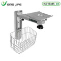 Medical Furniture Aluminum Alloy Wall Mount Stand Patient Monitor Wall Mount with Bracket for Contec GE