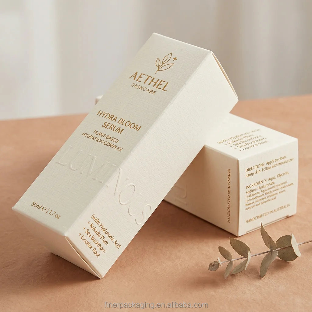 Customizable Hot Stamping Lipgloss Box Disposable Art Paperboard Packaging With Gold Foil Print Custom Shape Cosmetic Products