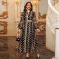 Dubai Abaya Luxury for Muslim Women Elegant Embroidery Dress Women Wedding Fashion Clothing 2024 Long Sleeve Belted Arab Robe