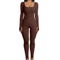 One Piece Sportswear Bodysuit  Women Fitness Sports Jumpsuit Seamless Gym Plus Size  Ribbed Gym Training Dancewear