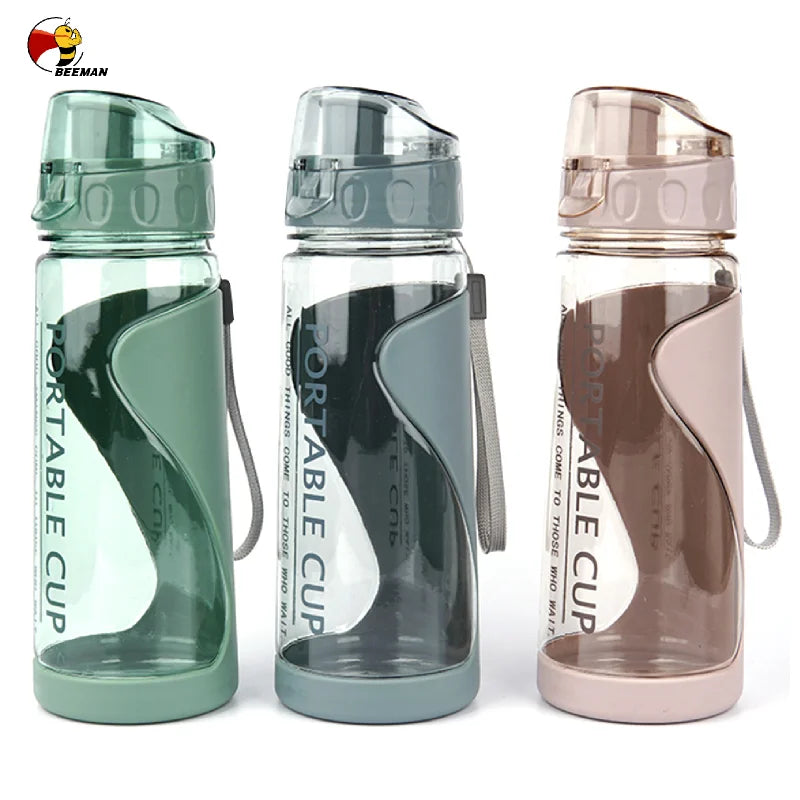 Beeman Tritan Luxury Straw Clear Acrylic Tumbler Portable Plastic Water Bottles With Handle