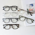 Wholesale New Korean Fashion Eyeglasses Frame with TR90 Acetate Temples Flat Lens for Men Women Optic Optical Glasses From China