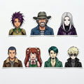 Best Selling Custom Anime Cartoon Sticker Changing Flips Lenticular 3D Motion Waterproof PET Material for Car