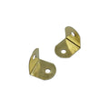 Heavy Duty 12x12mm Universal Iron L-Shaped Right Angle Triangle Bracket Connector Gold Color Hongzun Brand Picture Wood Frame
