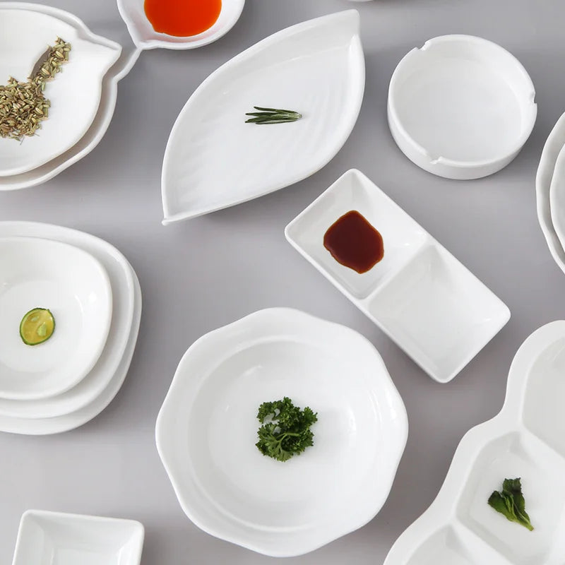 Manufacturer Direct Sales Eco-Friendly Plastic Melamine Tableware Set Dinner Plate