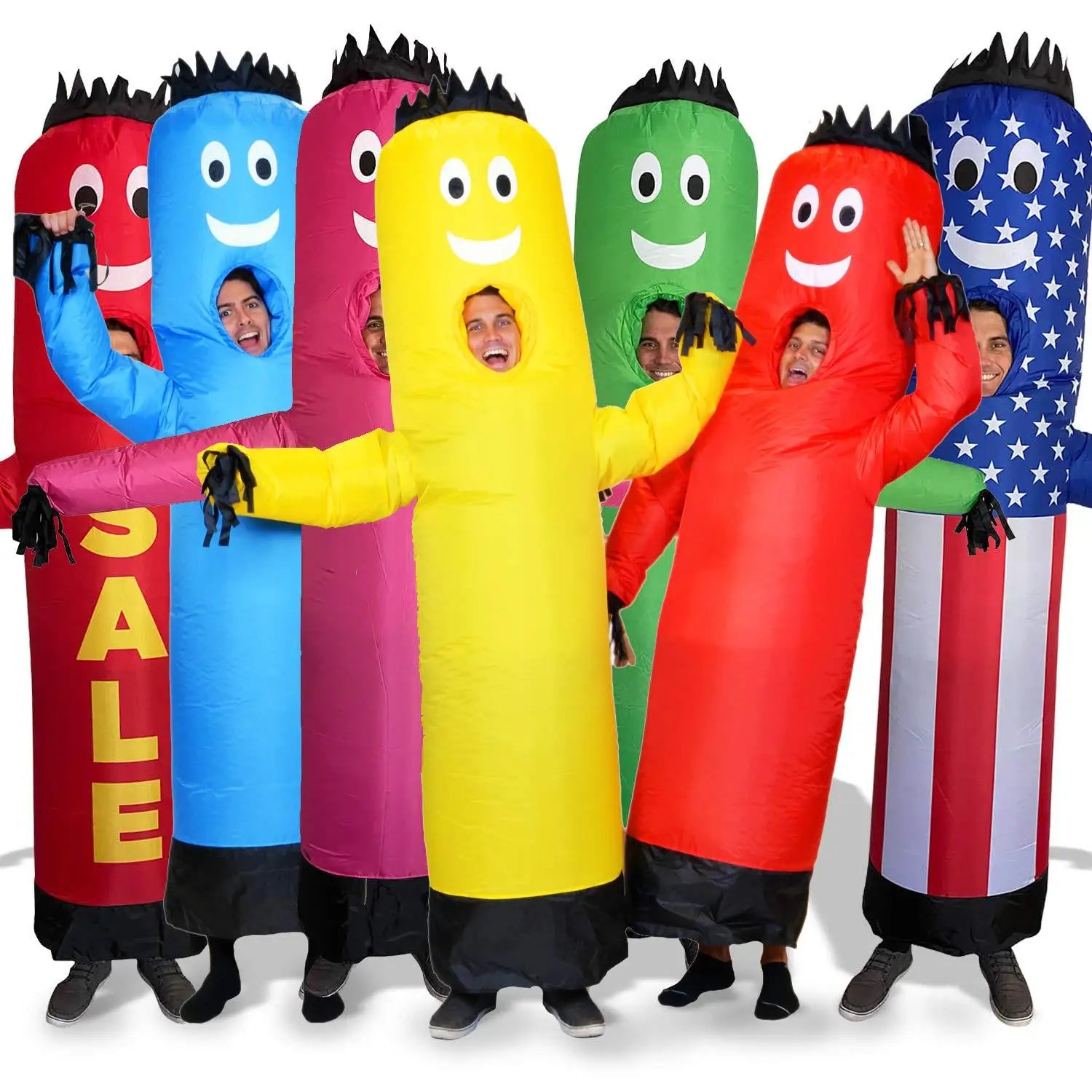 Funny air Dancer Inflatable Costume Inflatable Mascot Costume Skydancer Cosplay Suit for Adult Festival Decorations
