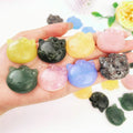 Wholesale Polishing Crystal Hand-Carved Mini Cat Carving Figures for Christmas Gift