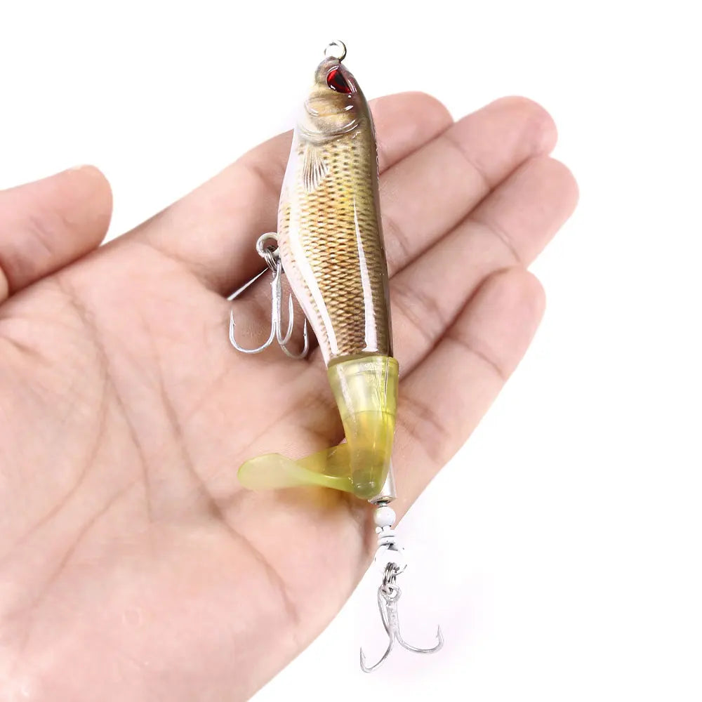 HENGJIA Wholesale Lifelike Pencil Lure Big 11CM-12.5G 6# Hard Blood Hook Fishing Lure Bait Bass Perch Fishing