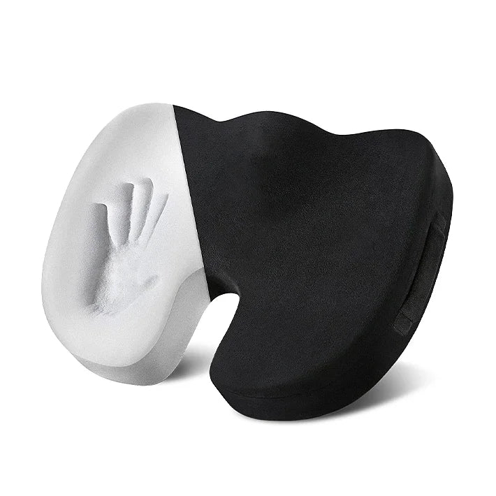 MAIDISHI WJ-194 Wholesale High Density Memory Foam U-Shape Ergonomic Seat Cushion Orthopedic Lumbar Pillow Removable Washable