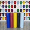 Renlitong Original Factory Cold Peel Hot Peel With Glue Htv Roll Easy Weed PVC Glossy Sticky Heat Transfer Vinyl Clothes Design