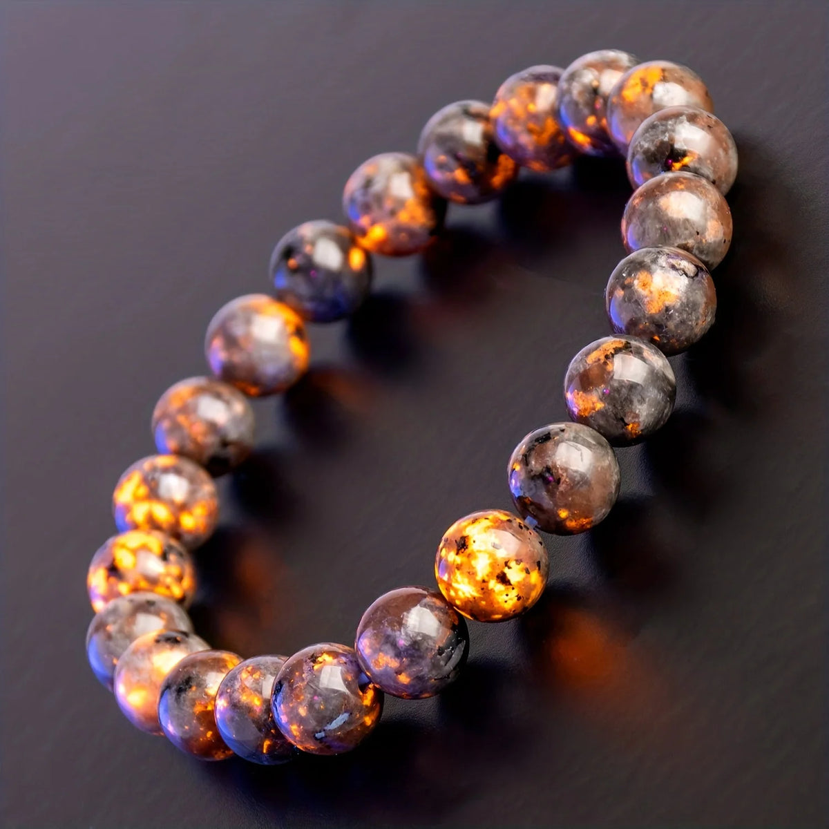 Hot Selling Natural Flame Stone Bracelet Trendy Personality Trend in Fashion Jewelry & Bangles Wholesale MegaBDM