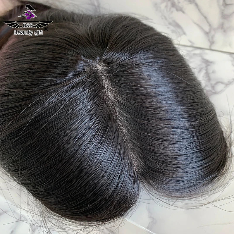 Beauty Girl Overnight Delivery 100% Virgin European Virgin Human Hair Jewish / Kosher Silk Base Wigs
