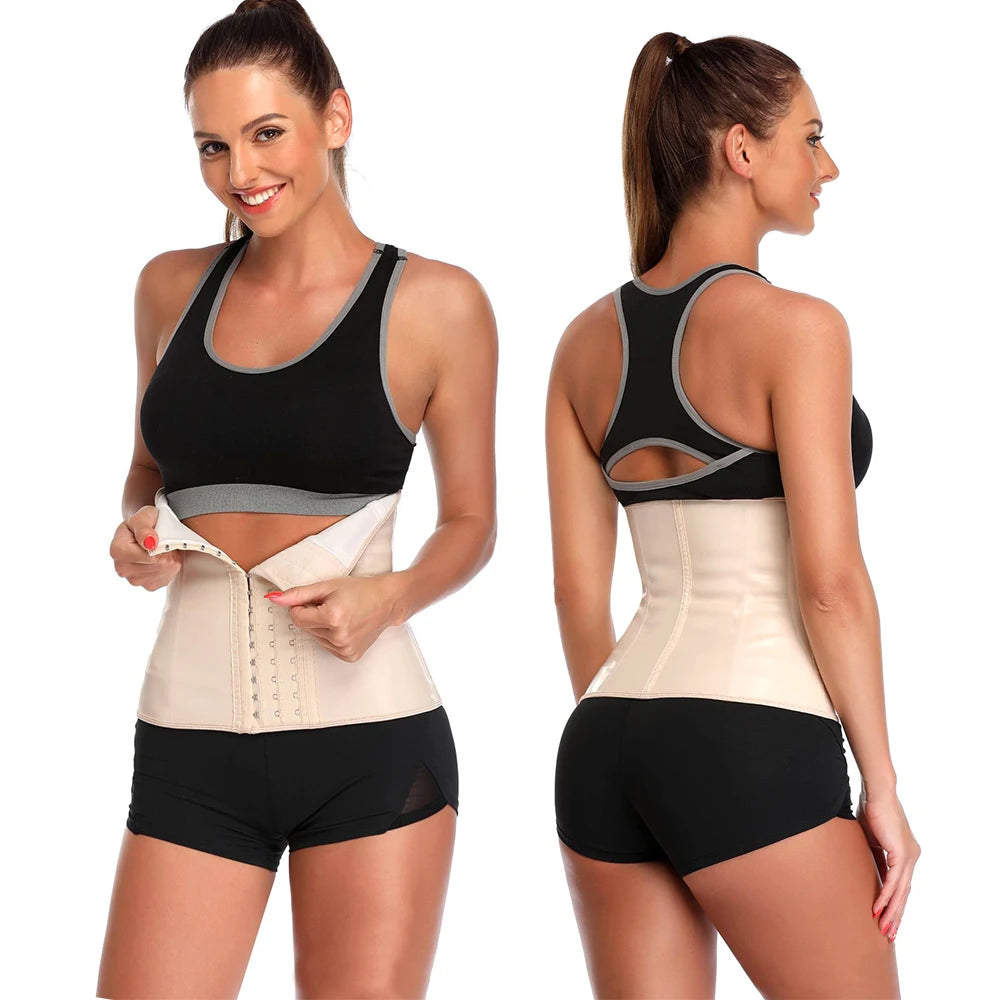 Wholesale Best Quality Latex Adjustable Hook Fitness Sport Waist Cincher Slimming Belly Corset Body Shapewear Waist Trainer Belt
