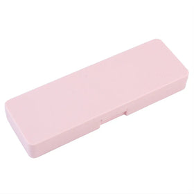 PinGlory Macaron Colors Flip Plastic Printed Eco-Friendly Customizable Design Stationery Storage Boxes for Office School Gift