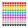 Love Heart Resin Candy Valentine's Day Pendant Charm Keychains Necklace Earring Pendant for DIY Jewelry Crafts Charms