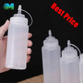 Salad Dressing Spout Squeeze Bottle Commercial Butelka Plastikowa 450ml Empty Seasoning Jars Plastic Bottles for Cooking Oil