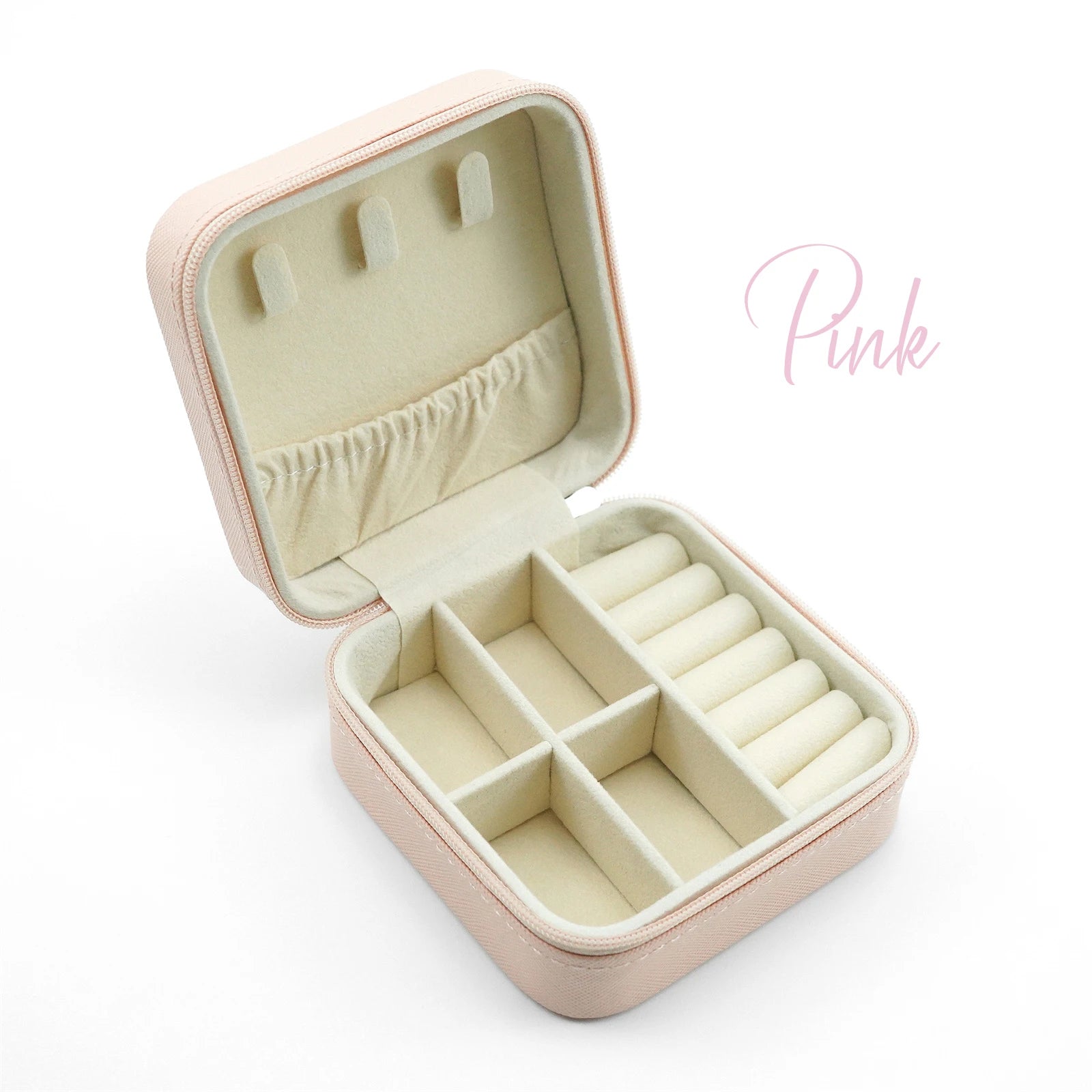FADELI Women Girls Small Earrings Ring Earring Necklace Pu Jewellery Case Leather Jewelry Organizer Travel Jewelry Box