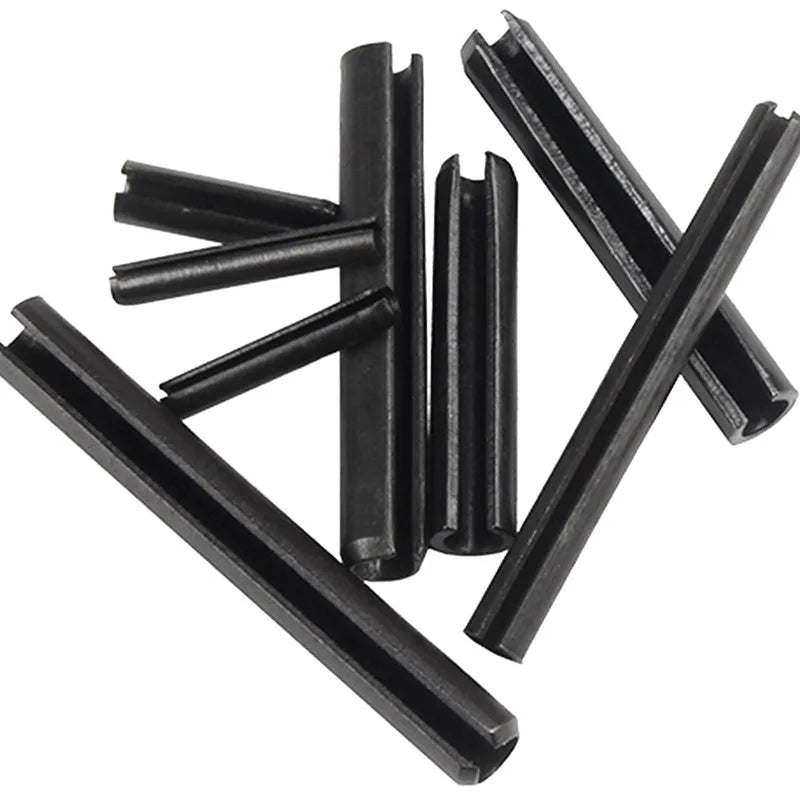 Carbon Steel Bright Finish TiCN Coated DIN ANSI ASME JIS ISO Spring Steel Slotted Dowel Pins Grade 4.8/8.8/10.9/12.9 Customized