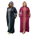 Recommend Africa Dresses Zipper Muslim Women Dress Luxury Rhinestones African Women Clothing
