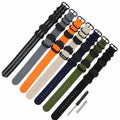 In Stock One-Piece Nylon Smart Watch Strap With Adpater 16mm Lug Compatible With Ca Sio GA110 DW5600 Watch Bands