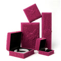 LOW MOQ Top Customized Logo Velvet Jewelry Boxes Luxury Jewelry Packaging Necklace Box