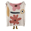 Bright Flower Adult Knitted Blanket Is Soft Comfortable and Wonderful Hjlx