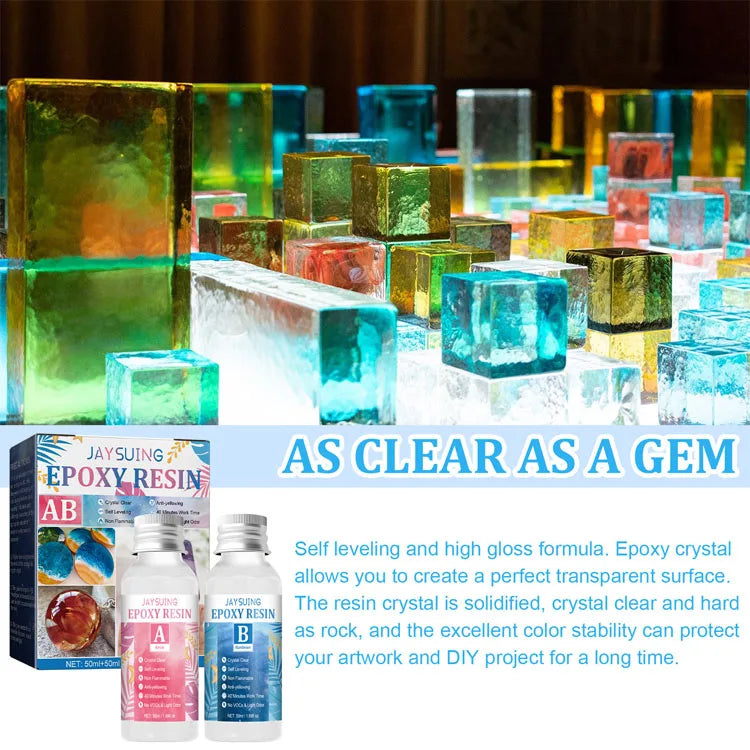 Wholesale Epoxy Resin Huaren for Art Craft Jewelry Clear Resin Epoxy for River Table Making