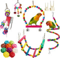 Bird Parrot Toys Hanging Bird Cage Hammock Swing Toy Hanging Toy