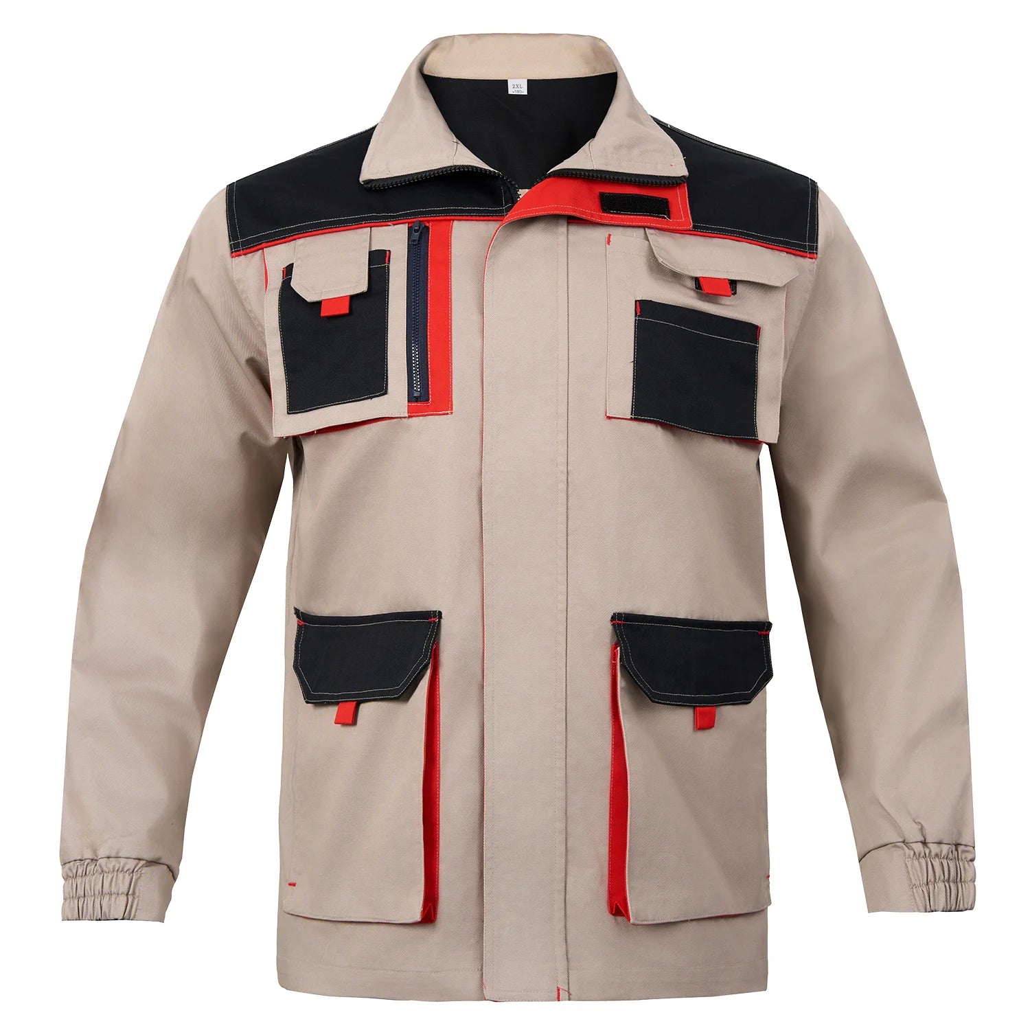 Flame Retardant Breathable Cotton Work Coverall-Safety Clothing with Reflective Tape & Anti-Static Features CE Certified Unisex