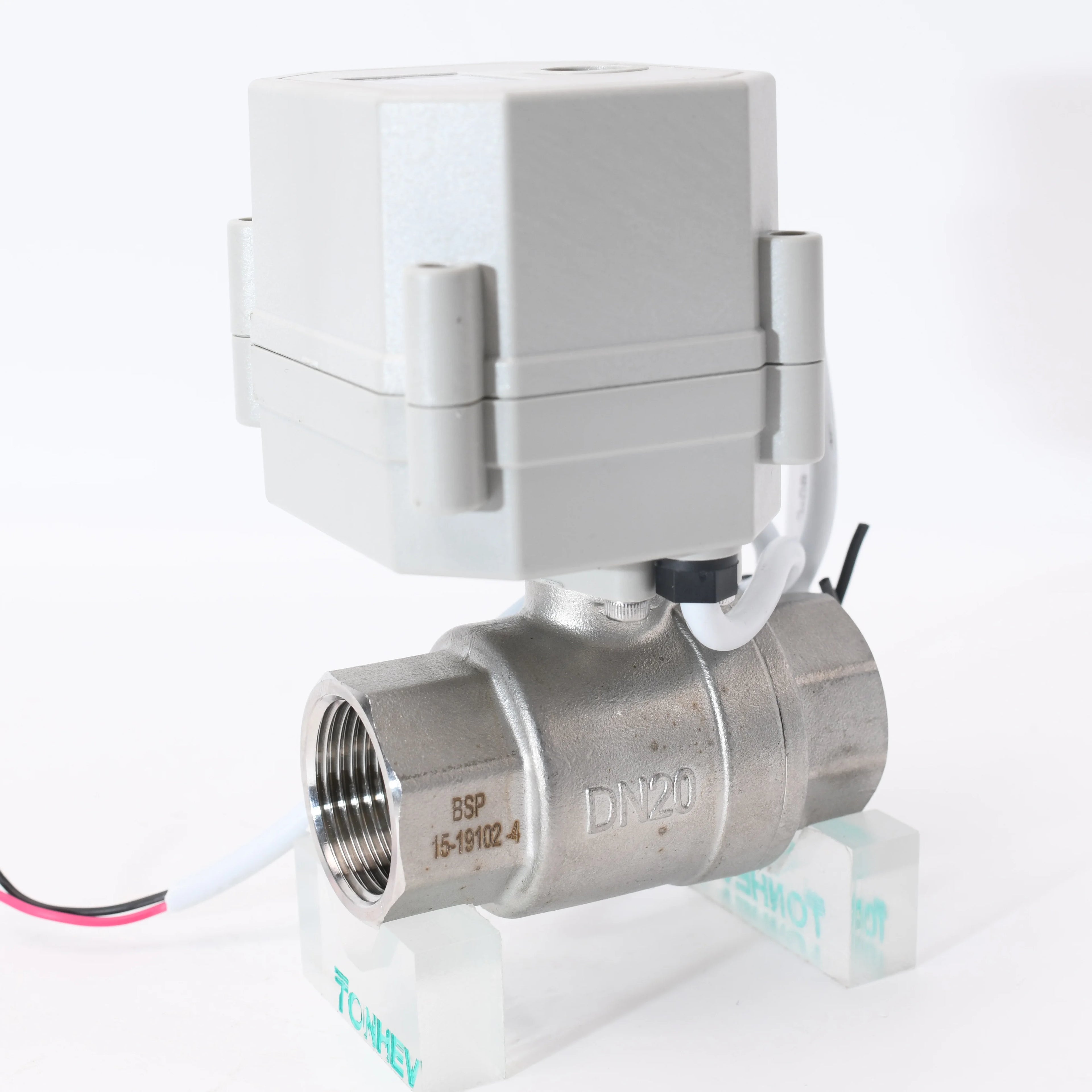 TONHE DN20 2 Way 3/4" NPT Stainless Steel NSF Ball Valve 4-20 MA Modulating Valve