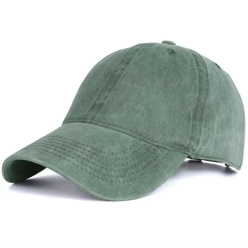 100% Washed Cotton Men's Sports Dad Cap Fashionable Street Style Running Hat with Hand Embroidery Puff Printing in Common Colors