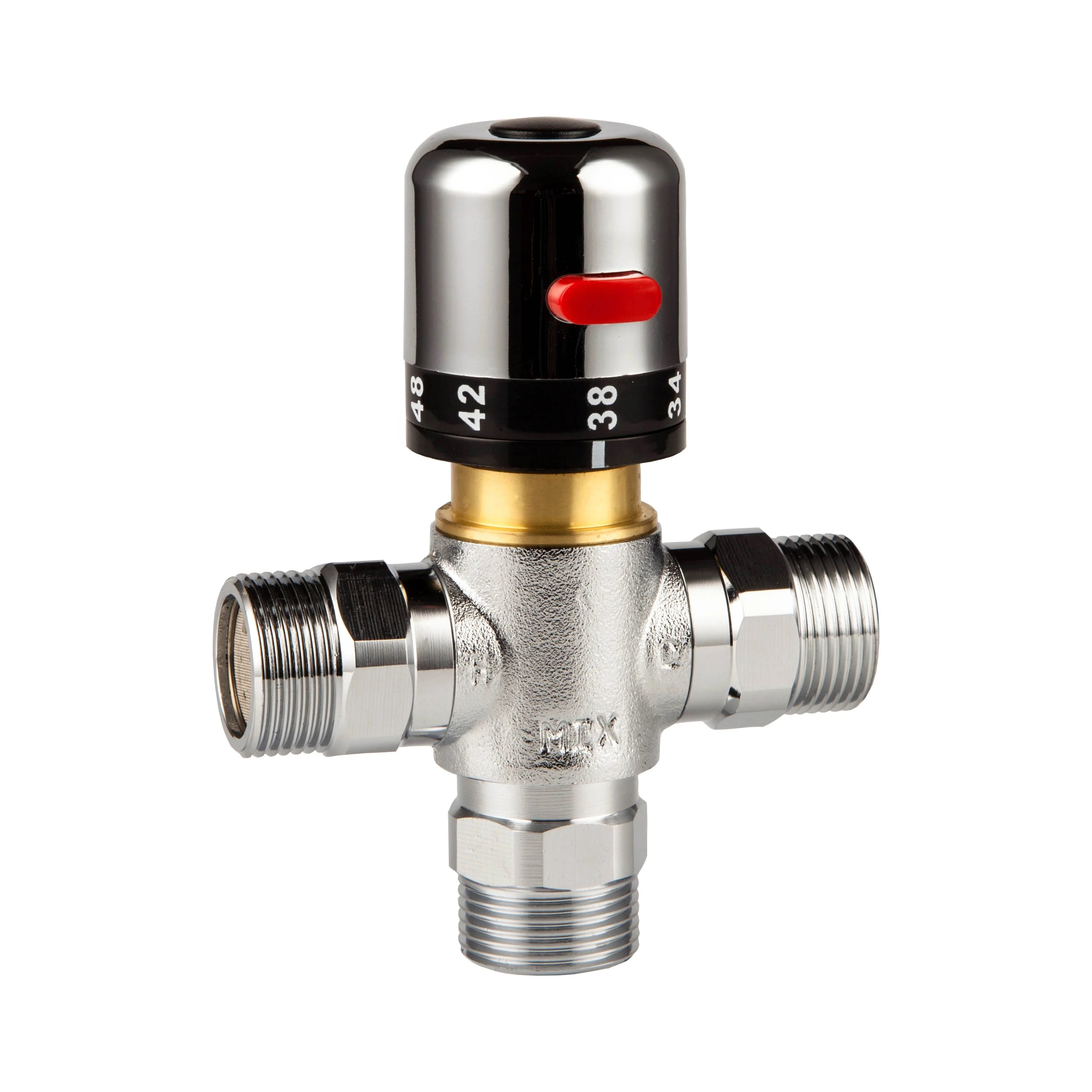 Thermostatic Mixing Valve Temperature Control Brass Factory Hot Sale