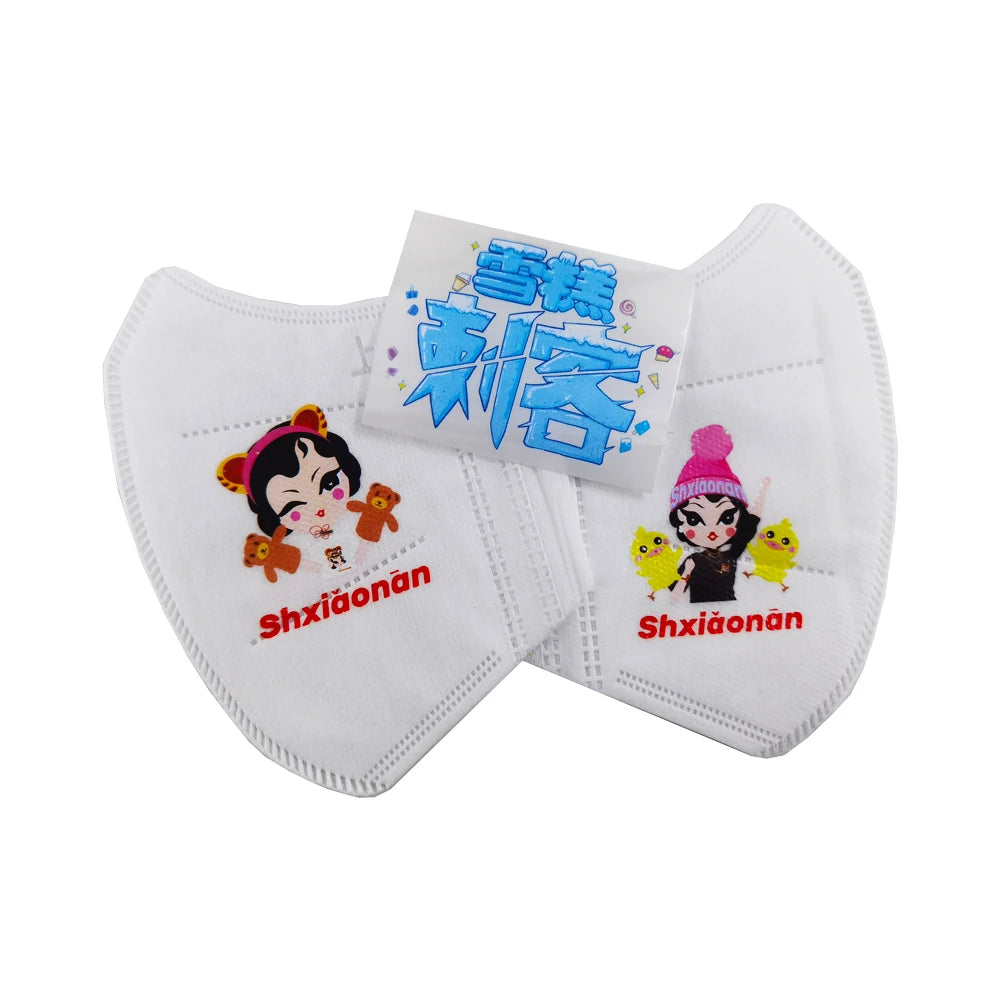 China Factory's Custom Printed Scratch Resistant Face Mask Anime Heat/Cold Transfer Vinyl Label Stickers Good Price