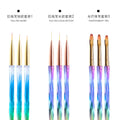 New Acrylic Handle Wholesale Nails Brush Nail Art Liner Brush Liner Pen