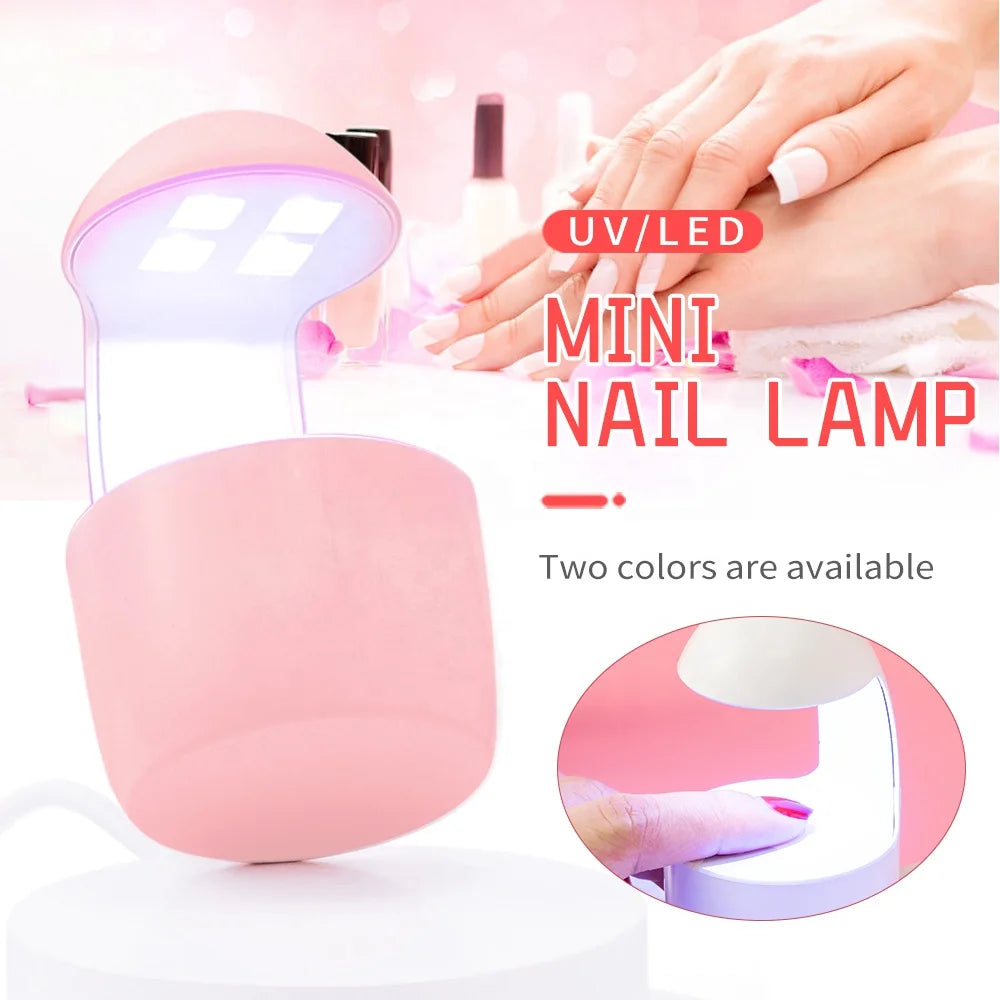 GRS Certification 8W Mini Professional Portable Led Nail Dryer Electric Mini UV Nail Lamp for Nails
