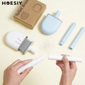 Wall Mounted Bathroom Soft Silicone Flat Head Toilet Cleaning Brush Holder Set with Ventilation Slots TPRT Base Toilet Brush
