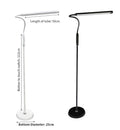 Modern 18W LED Floor Lamp for Eyelashes Tattoo Tools Makeup Standing Lamp with Touch Switch Eyelash Tools