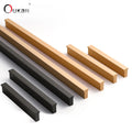 320MM Aluminium Profile Pulls Furniture Hardware Kitchen Cabinet Cupboard Dresser Wardrobe Drawer Door Black Modern Long Handles