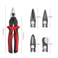 Multifunctional Vise Needle Nose Pliers Diagonal Pliers Set Household Electrician Wire Stripper Hardware Tool Pliers