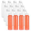 Clear Round PET Plastic Juice Packaging Bottle 200ml 250ml 350ml 500ml Juice Bottle