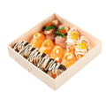 Custom square Cake Packing Box Due to West Point Lactobacillus Cakewith Transparent Lid