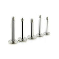 316LVM F138 14g/16g Stainless Steel Labret 12mm/14mm/16mm/19mm/22mm Trendy Body Cheek Dimple Long Piercing Post Parts for Party