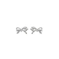2022 Women's Silver Stud Earrings Factory Wholesale Light Luxury Small Design Trendy & Cute Simple Style