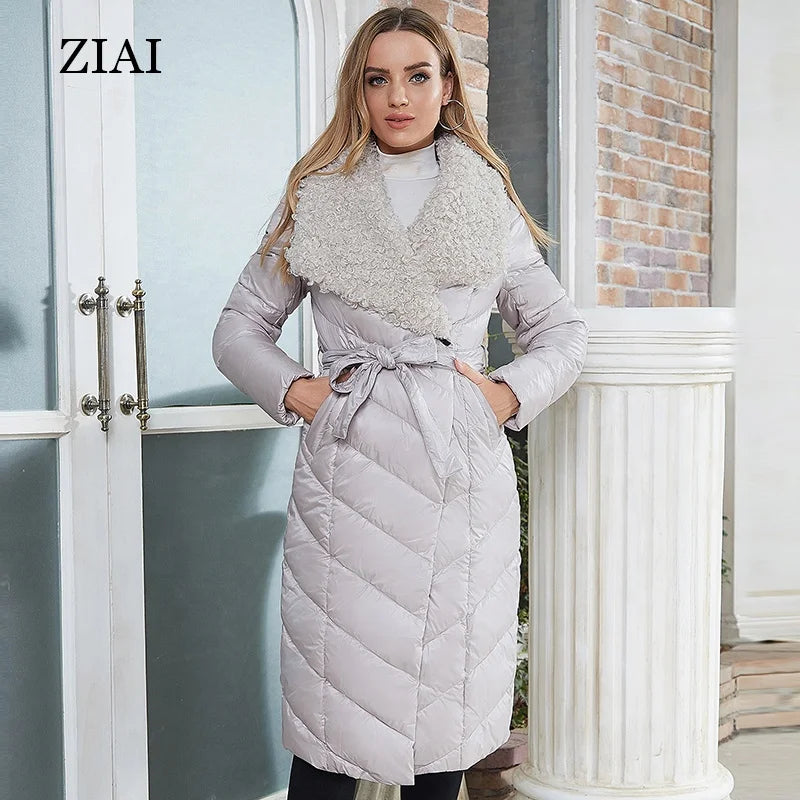 Whosale Factory Direct Sale Winter Tops for Women Plus Size Puffer Coat With Fur Top Luxury Outwear Long Winter Coats