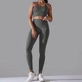Women's 11colors Printed Yoga Running Trousers Leggings + Women's Top Fitness Set Yoga Suit Sport