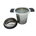 LOGO FREE 18/8 Stainless Steel Fine Mesh Tea Infuser Strainer with Double Handles for Brewing Loose Leaf Tea Cups Mugs Teapots
